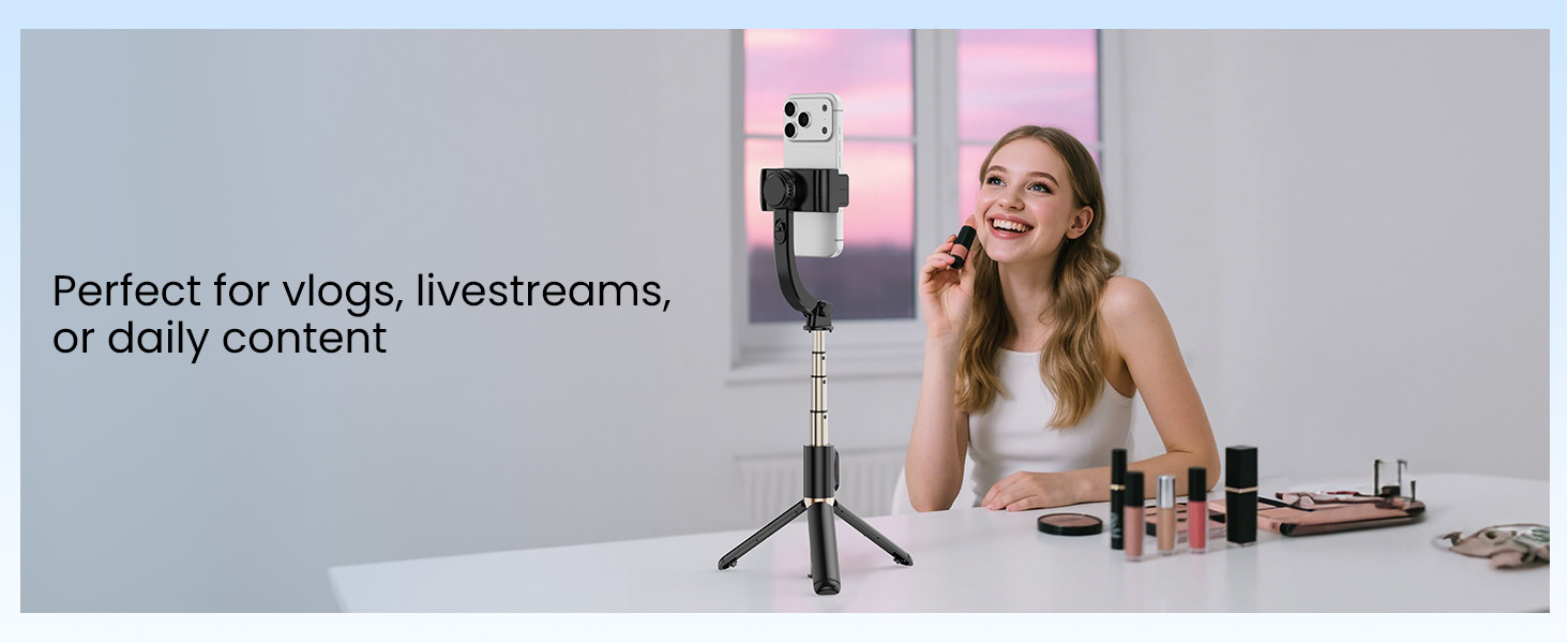 Smartphone Gimbal & Travel Tripod — enhanced product detail 4